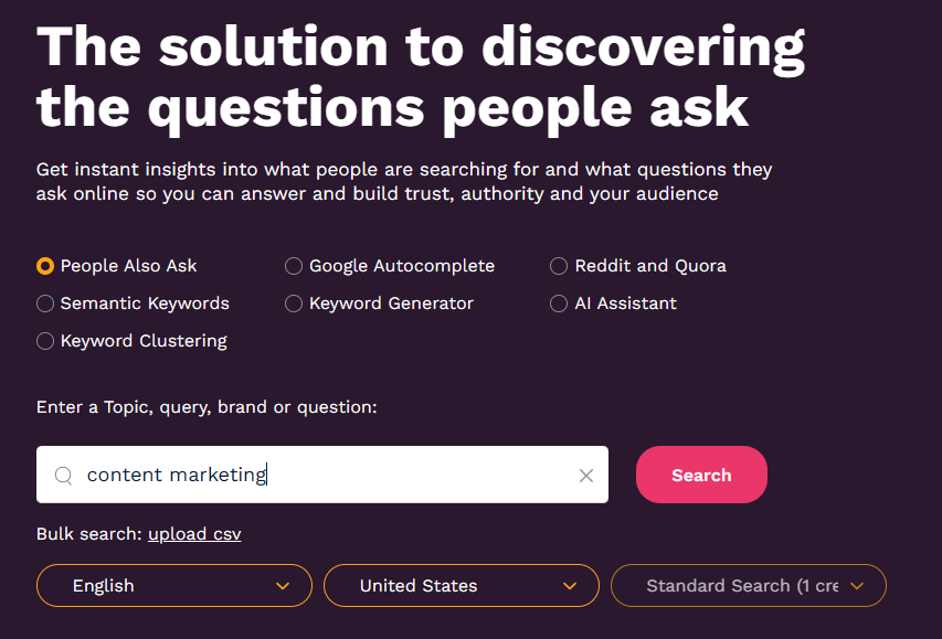 keywordspeopleuse search options