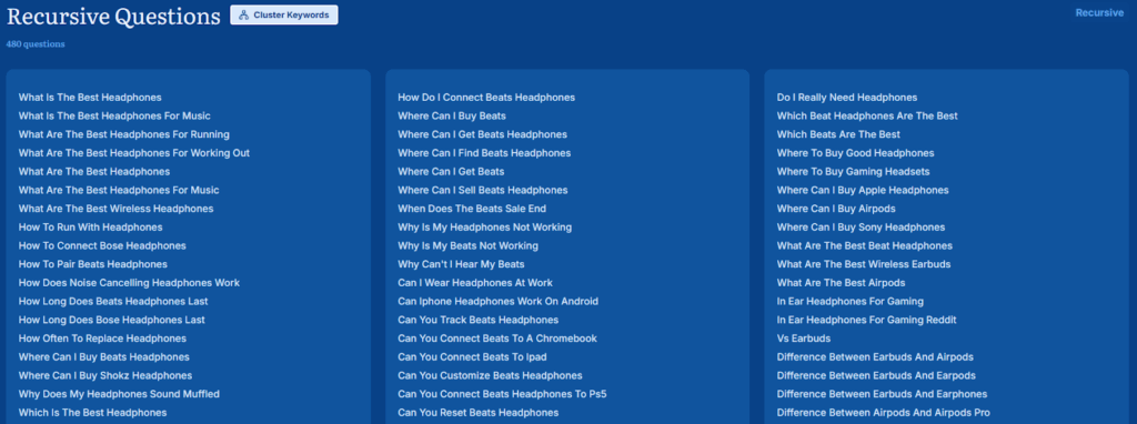 Answer Socrates free recursive search feature
